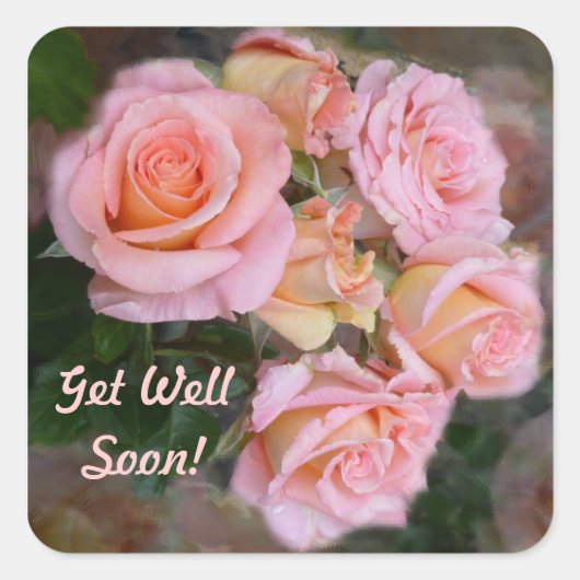 Rozen voor mijn liefde ~ Get Well Stickers (Voorkant)