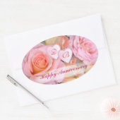 Rozen voor mijn Liefde ~ Jubileum Stickers (Envelop)