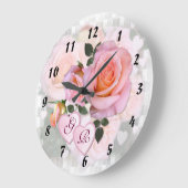 Rozen voor mijn liefde ~ klok (Hoek)