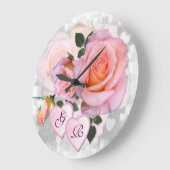 Rozen voor mijn liefde ~ klok (Hoek)