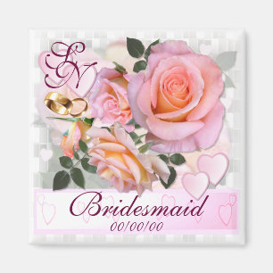 Rozen voor mijn liefde ~ Wedding Favor Magnet