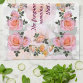Rozen voor mijn liefdesoord ~ keukenhanddoek # 3 (Gevouwen)