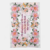 Rozen voor mijn liefdesoord ~ keukenhanddoek # 3 (Verticaal)