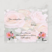 Rozen voor mijn Love ~ Briefkaart (Achterkant)