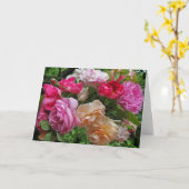 Rozen voor Moederdag Kaart (Gele Bloem)