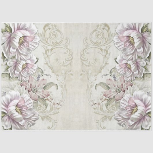 Rozen voor Ontwerp 20 van de DecoupageReeks Tissuepapier (Voorkant)