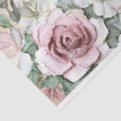 Rozen voor ontwerp 27 van de Ontkoppelde Reeksen Tissuepapier (Detail)