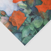 Rozen voor rode velvet Waterverf Tissuepapier (Detail)