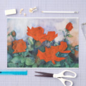 Rozen voor rode velvet Waterverf Tissuepapier (Craft)