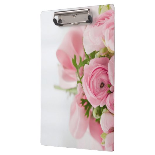 Rozen voor roze bruiloft klembord (Links)