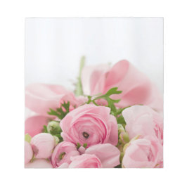Rozen voor roze bruiloft notitieblok