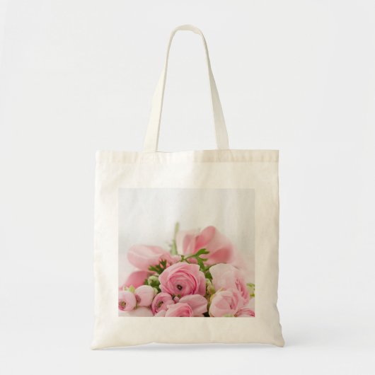 Rozen voor roze bruiloft tote bag (Voorkant)