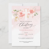 Rozen voor roze en goudkersen kaart (Voorkant)