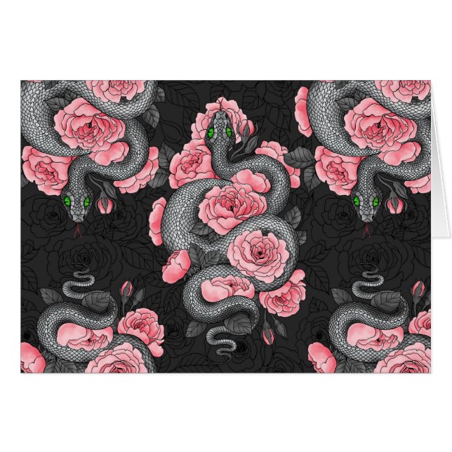 Rozen voor slangen en perziken (Voorkant Horizontaal)