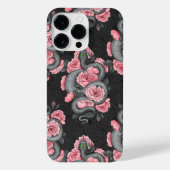 Rozen voor slangen en perziken iPhone hoesje (Achterkant)