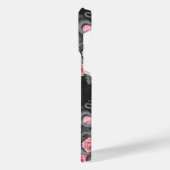 Rozen voor slangen en perziken iPhone hoesje (Linkerkant)