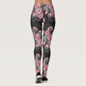 Rozen voor slangen en perziken leggings (Achterkant)