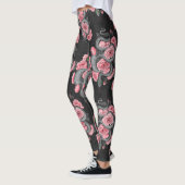Rozen voor slangen en perziken leggings (Links)
