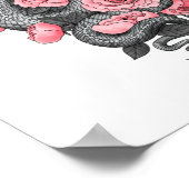 Rozen voor slangen en perziken poster (Hoek)