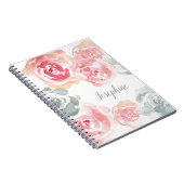 Rozen voor speciale waterverf notitieboek (Rechterzijde)
