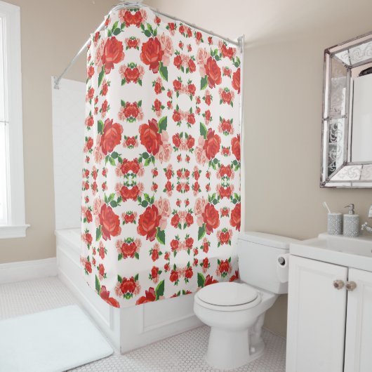 Rozen voor U Douchegordijn (In situ)