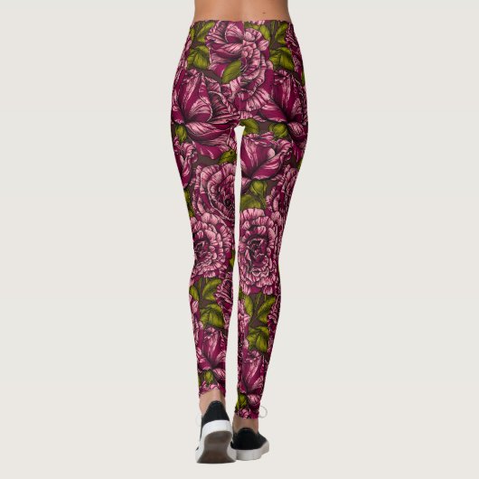 Rozen voor u leggings (Achterkant)
