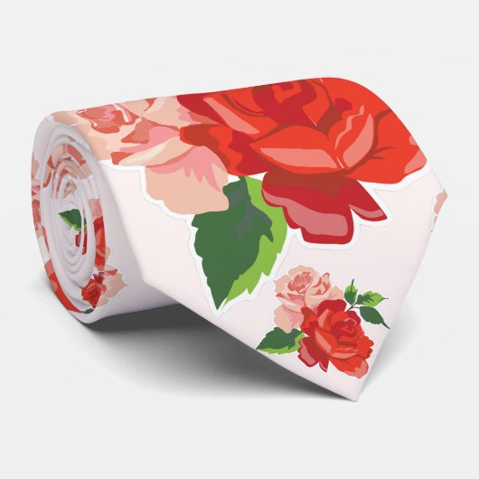 Rozen voor U Stropdas (Opgerold)