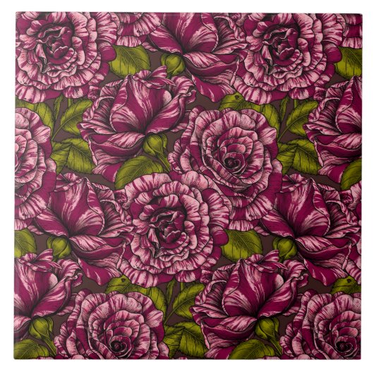 Rozen voor u tegeltje (Voorkant)