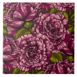 Rozen voor u tegeltje