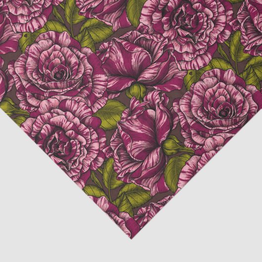 Rozen voor u tissuepapier (Detail)