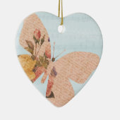 Rozen voor vlinders keramisch ornament (Rechts)