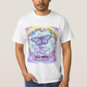 Rozen voor vlinders t-shirt (Voorkant)