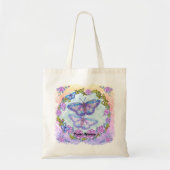 Rozen voor vlinders tote bag (Voorkant)