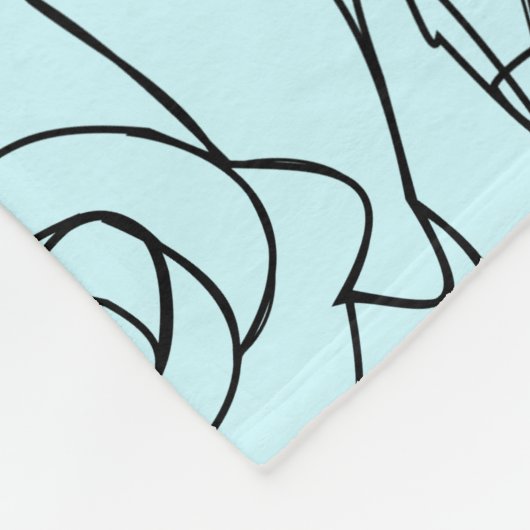 Rozen voor vlindervloeren - Uw kleuren Fleece Deken (Hoek)