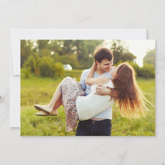 Rozen voor Waterverf met snoeproze snoepjes De dat Save The Date (Achterkant)