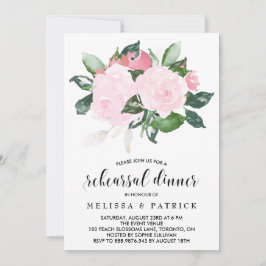 Rozen voor Waterverf met zoete roze roze rillingen Kaart