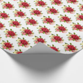 Rozen voor weddenschappen cadeaupapier (Hoek)