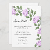 Rozen voor weddenschappen kaart (Voorkant / Achterkant)