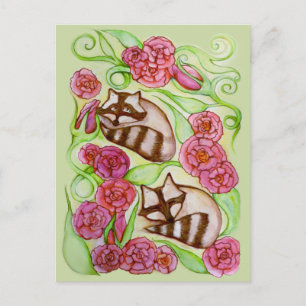 Rozen voorlentes briefkaart