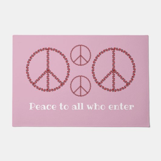 Rozen vredesbord deurmat (Voorkant)