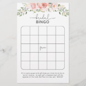 Rozen vrijgezellenfeest bingo (Voorkant)