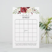 Rozen vrijgezellenfeest bingo (Staand voorkant)