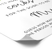 Rozen Vrijgezellenfeest Raad eens hoeveel Poster k (Hoek)