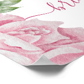 Rozen - vrijgezellenfeest welkomstbord poster (Hoek)