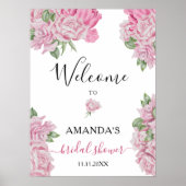 Rozen - vrijgezellenfeest welkomstbord poster (Voorkant)