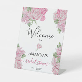 Rozen - vrijgezellenfeest welkomstbord reclamebord met voetstuk