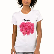 Rozen Vrouw Mama Tee Shirt