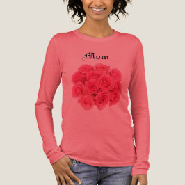 Rozen Vrouw Mama Tee Shirt