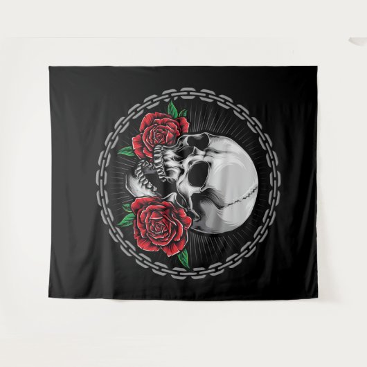 Rozen Wandkleed (Voorkant (horizontaal))