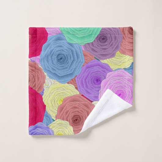 Rozen wasdoek washandje (Wasdoekje)